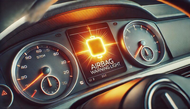 airbag valo palaa