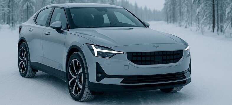 Polestar 2 toimintamatka talvella