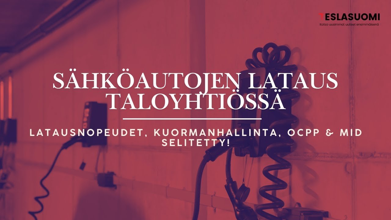 Sähköauton lataus taloyhtiössä