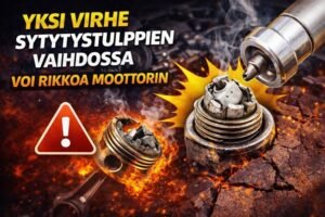 Sytytystulppien vaihtoväli